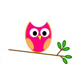 Pink Owl Clip Art at Clker.com - vector clip art online, royalty ...
