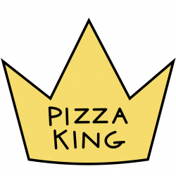pizza king food - Sticker by CANDACE ✓