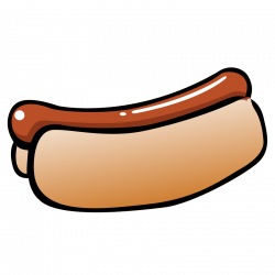 Hot Dog clipart cookout - Pencil and in color hot dog clipart cookout
