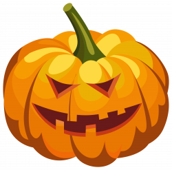 28+ Collection of Scary Halloween Pumpkin Clipart | High quality ...