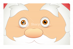 Surprised Santa Claus Eyes Royalty-Free Stock Image ...