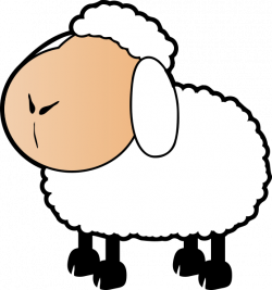 Sheep With A Colored Face Clip Art at Clker.com - vector clip art ...