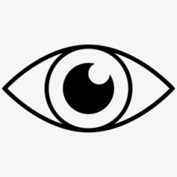 Eyes Clipart Black And White Png - Eye Line Drawing Simple ...