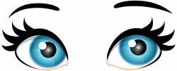 Blue Female Eyes PNG Clip Art - Best WEB Clipart