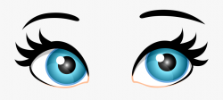 Blue Female Eyes Png Clip Art - Transparent Background Eyes ...