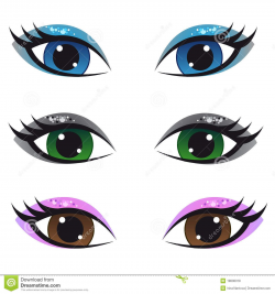 girl eyes clipart - Google Search | clay pots dec | Eyes ...