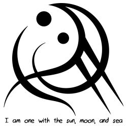 Sigil Athenaeum — “I am one with the sun, moon, and sea” sigil for ...
