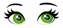 Green Female Eyes Png Clip Art - Eyes Clipart Transparent ...