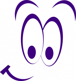 Smiley Eyes Purple Clip Art at Clker.com - vector clip art online ...