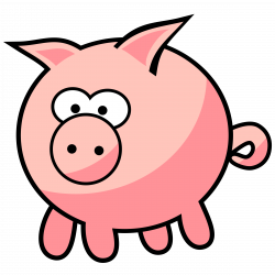 Cartoon Pig by @qubodup, Cute pig (I hope)., on @openclipart ...