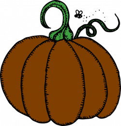 Brown Pumpkin Clip Art at Clker.com - vector clip art online ...