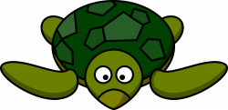 Clipart - Cartoon turtle