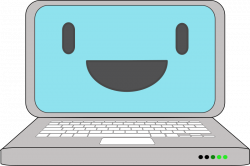 28+ Collection of Happy Laptop Clipart | High quality, free cliparts ...