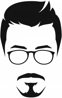 Hipster Face Transparent Clip Art Image | Gallery Yopriceville ...