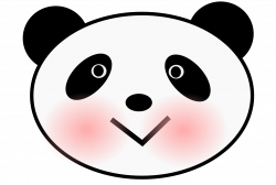 Panda clipart face - Clip Art Library