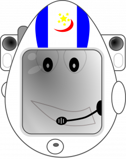 Clipart - astronaut egg