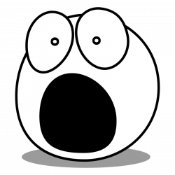 Clipart - Buddy frightened