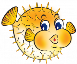 Puffer fish clip art - Clipartix