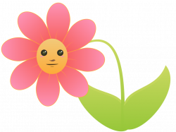 Public Domain Clip Art Image | Flower with face | ID: 13927935629555 ...