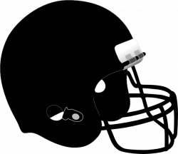 Football Helmet Black Clip Art at Clker.com - vector clip art online ...