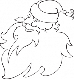 261RA - Santa's head | Clip Art from OldCuts.co | Pinterest ...