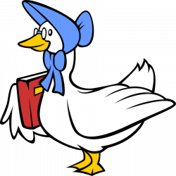 28+ Collection of Mother Goose Clipart Images | High quality, free ...