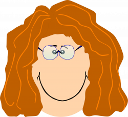 Clipart - Grandma with spectacles