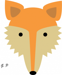 Jackal clipart fox head - Pencil and in color jackal clipart fox head
