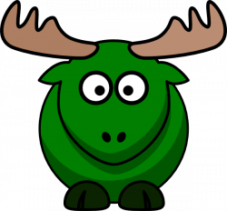 Green Moose Clip Art at Clker.com - vector clip art online, royalty ...