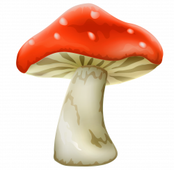 Red Mushroom With White Dots PNG Clipart | fairy garden | Pinterest ...