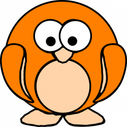 Orange Penguin Clip Art at Clker.com - vector clip art online ...