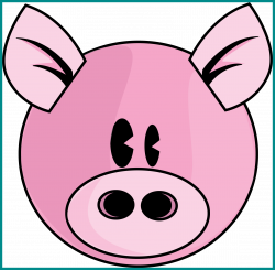 Marvelous Cartoon Pig Face Clipart Best For Cute Little Piggy ...