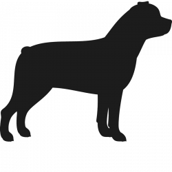 Rottweiler Silhouette at GetDrawings.com | Free for personal use ...