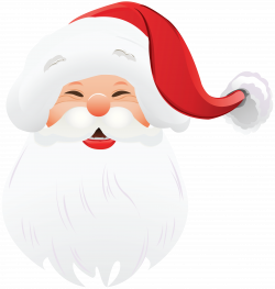 Transparent Santa Claus Face Clipart | Gallery Yopriceville - High ...