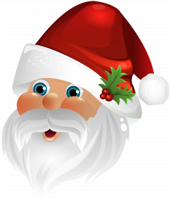 28+ Collection of Santa Claus Clipart Face | High quality, free ...