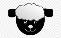 Sheep Clipart Lady - Sheep Face Mask Free Printable - Png ...