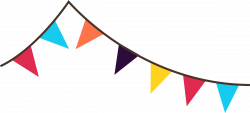 Clipart - Bunting banner flags