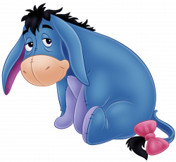 Eeyore Free PNG Clip Art Image | Gallery Yopriceville - High ...