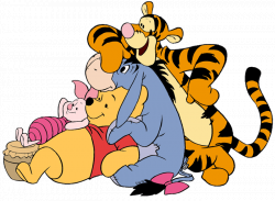 Winnie the Pooh, Piglet, Tigger and Eeyore Clip Art 2 | Disney Clip ...