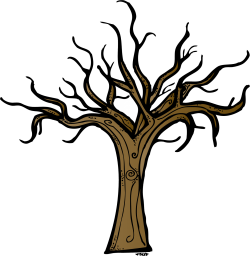 Bare Oak Tree Silhouette at GetDrawings.com | Free for personal use ...