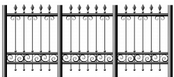 Transparent Iron Fence PNG Clipart | Gallery Yopriceville - High ...