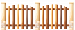 Wooden Yard Fence PNG Clipart | Gallery Yopriceville - High-Quality ...