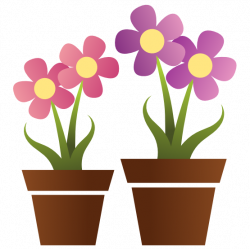 Fall Flower Pot - Encode clipart to Base64