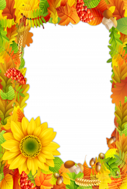 Fall Colors PNG Photo Frame | Gallery Yopriceville - High-Quality ...