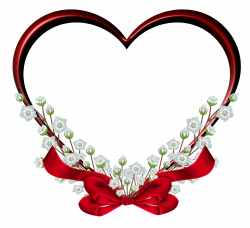 Transparent Red Heart Frame Decor PNG Clipart | ✪ Clipart ...