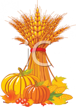 iCLIPART - Royalty Free Clipart Image of an Autumn Harvest ...