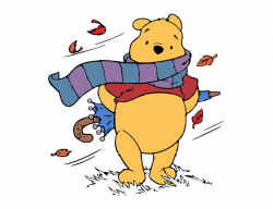 Fall Clipart Windy Pencil And In Color Winnie The Pooh Png ...