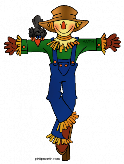 Occupations Clip Art by Phillip Martin, Scarecrow