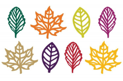 Fall Leaf Clip Art - 20 PNG files to download for FREE!
