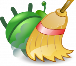 Green Bug Swept Up by a Broom – Techie-Jim.net
